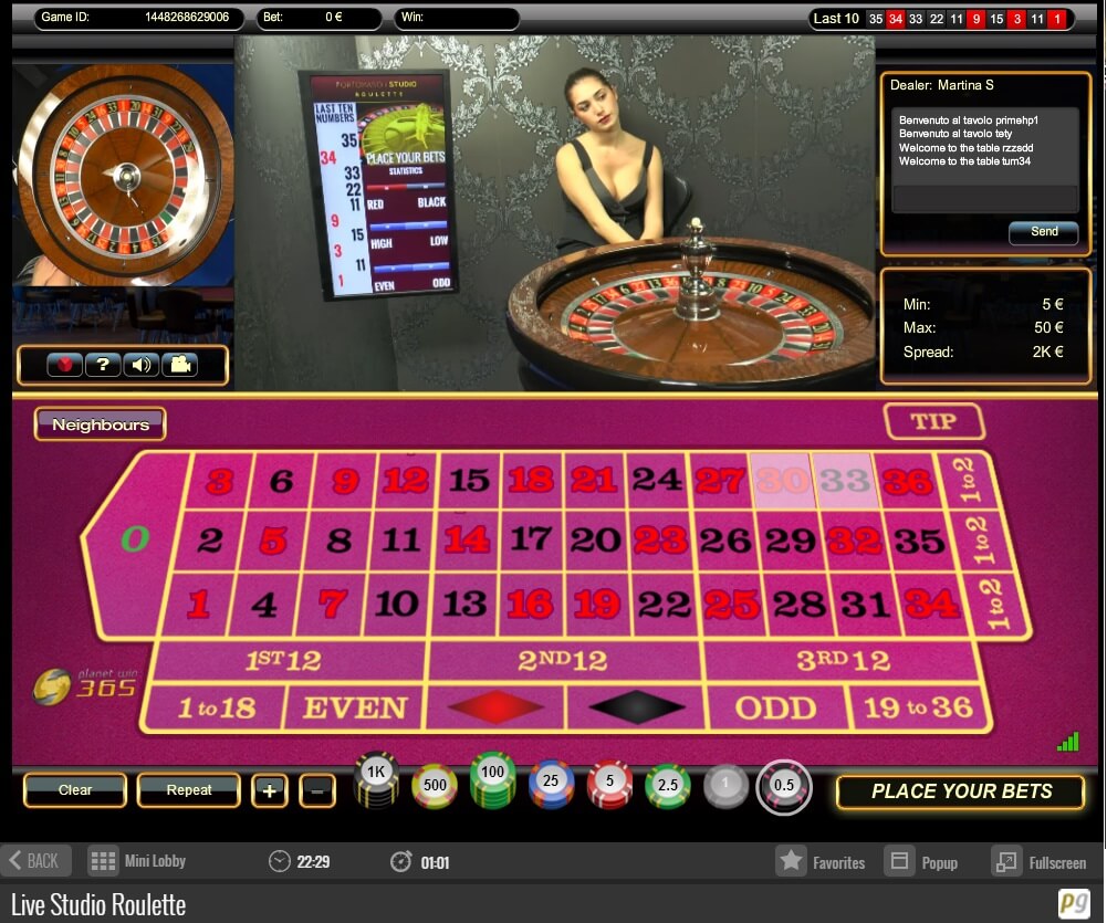 portomaso canlı rulet